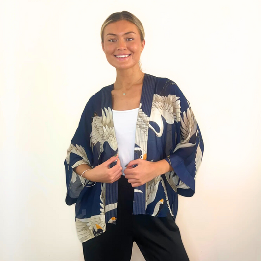 Kimono - Stork Navy