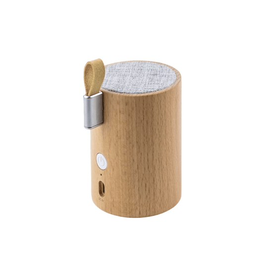 Gingko Electronics Drum Light Bluetooth Speaker - Beech