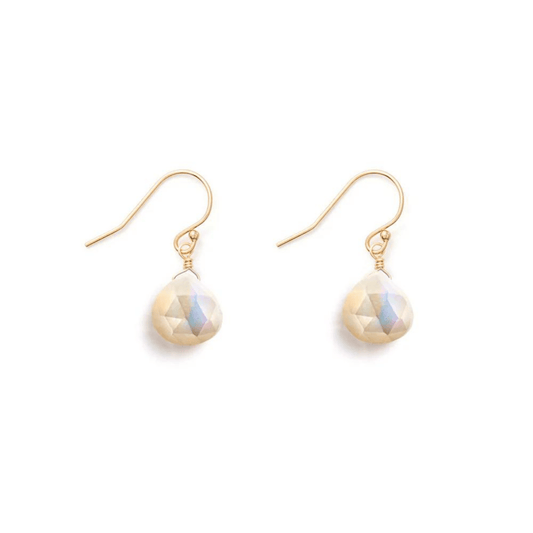 Wanderlust Life Isla Drop Earrings - Mother of Pearl