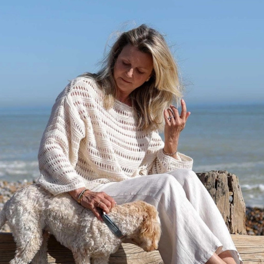 Alpaca Blend Sienna Jumper - Cream