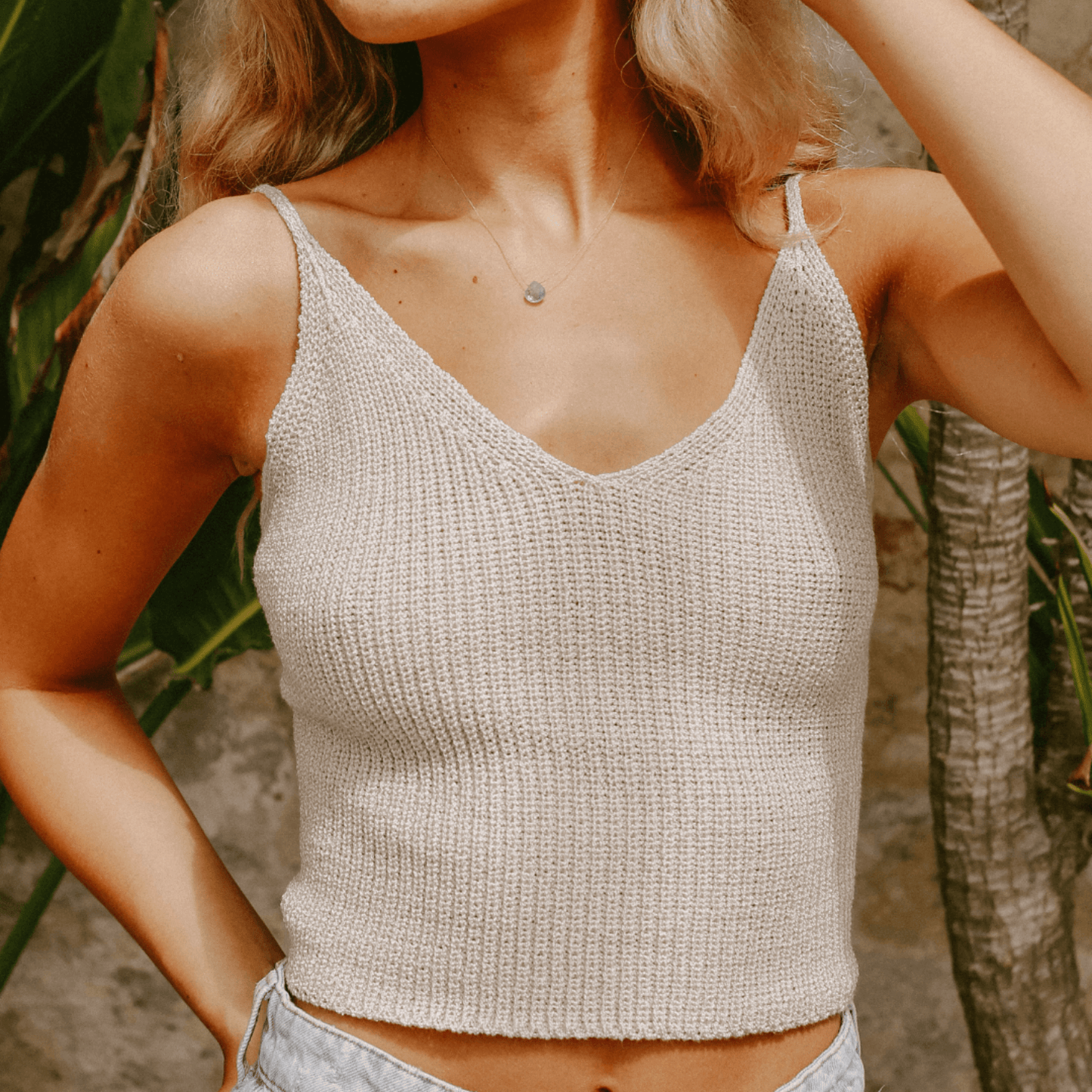 OST London Brynje Knit Top - Cream