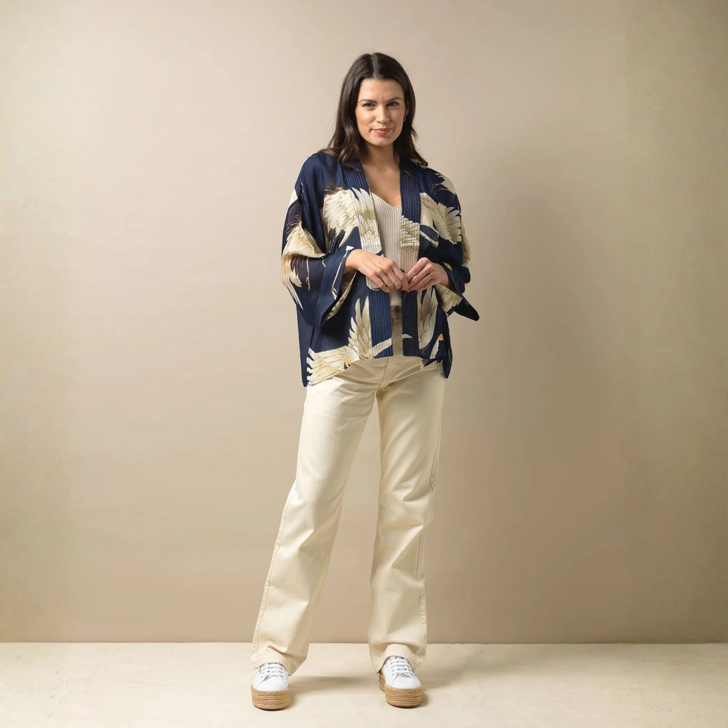 Kimono - Stork Navy