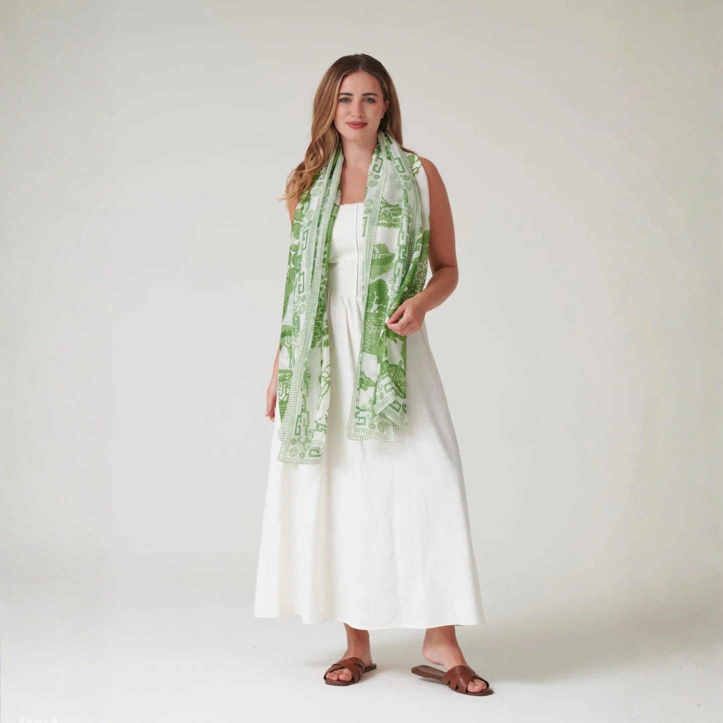 Scarf - Giant Willow Green