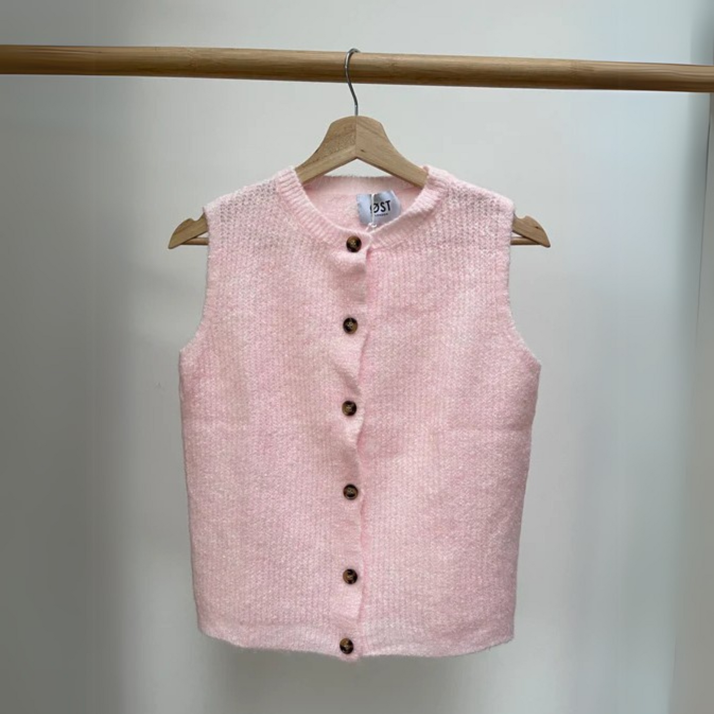 OST London Ida Waistcoat - Light Pink