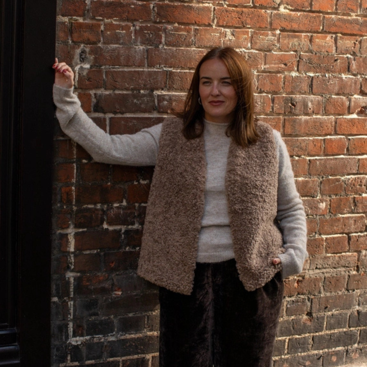 Daisy Gilet - Biscuit
