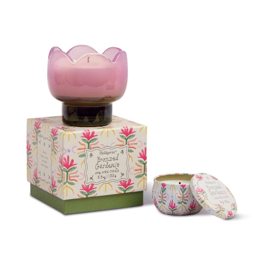 Paddywax Tulip Glass Candle - Bronzed Gardenia