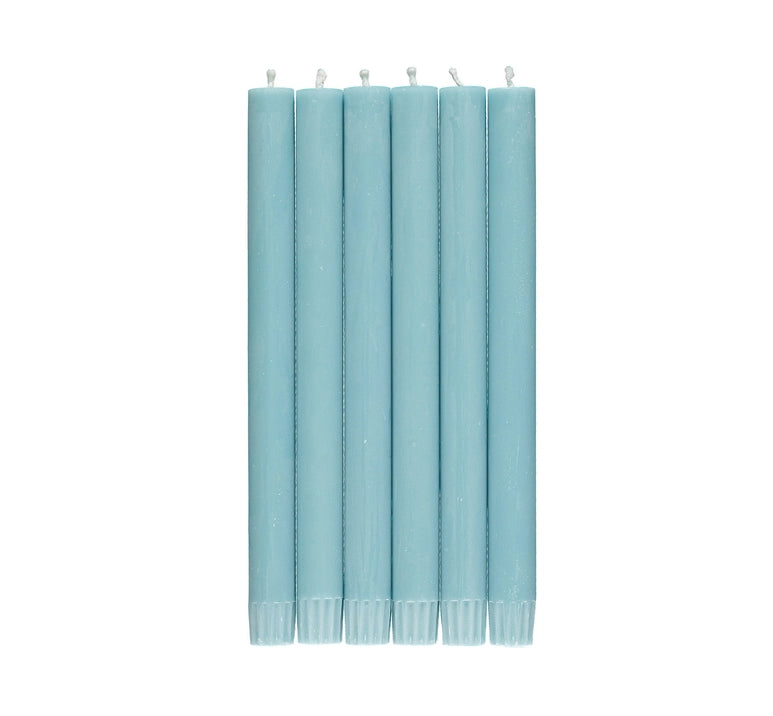 British Colour Standard Dinner Candles - Pack of 6