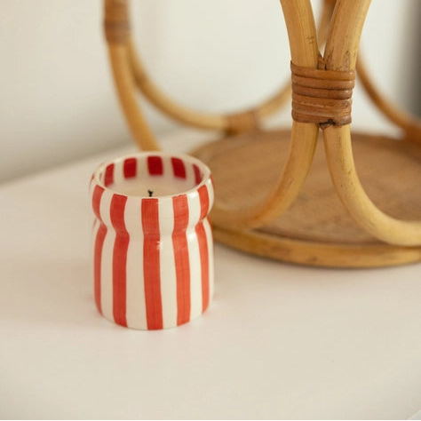 Cabana Stripe Candle - Hibiscus Bay