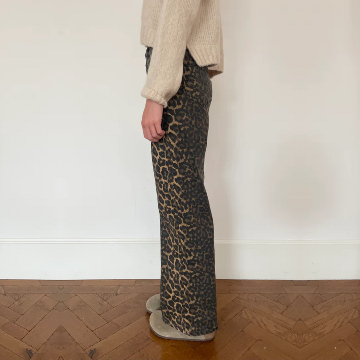 OST London Rebekka Jeans - Leopard