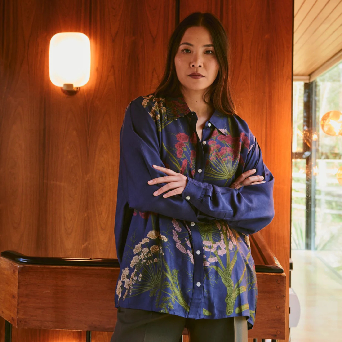 Oversized Shirt - Parsley Seed Navy