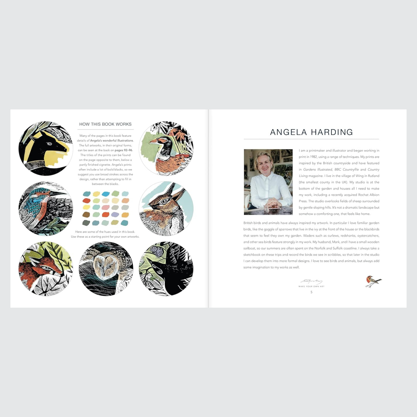 Angela Harding Colouring Book