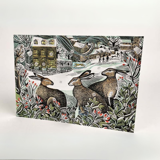 Mini Advent Calendar - We Three Hares