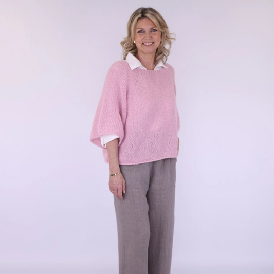 Alpaca Blend Jumper - Pink