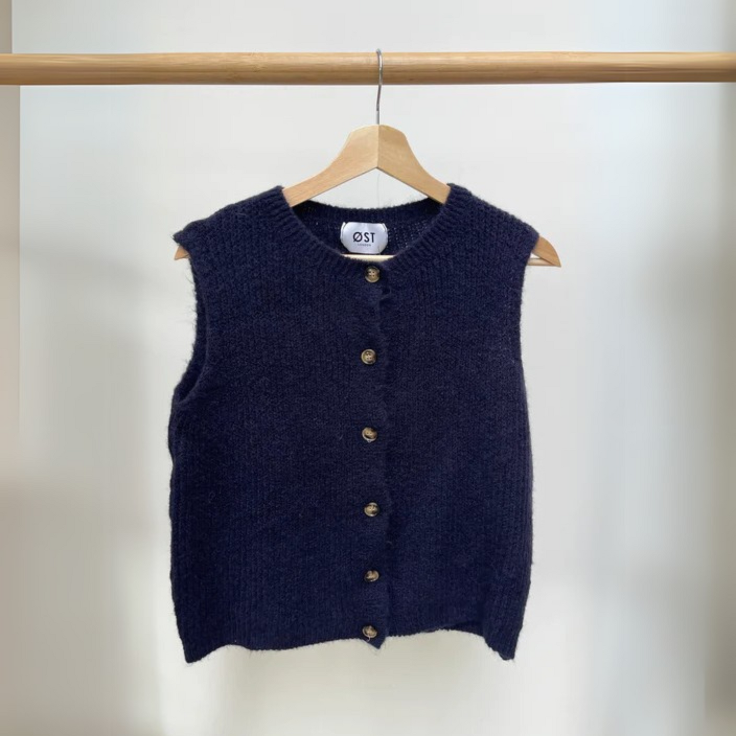 OST London Ida Waistcoat - Navy Blue