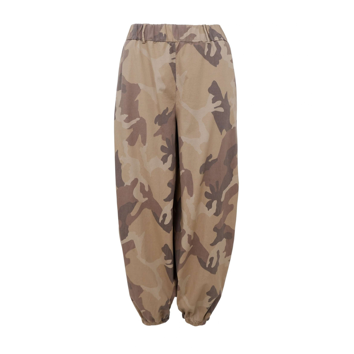 Ally Balloon Trousers - Brown Camo