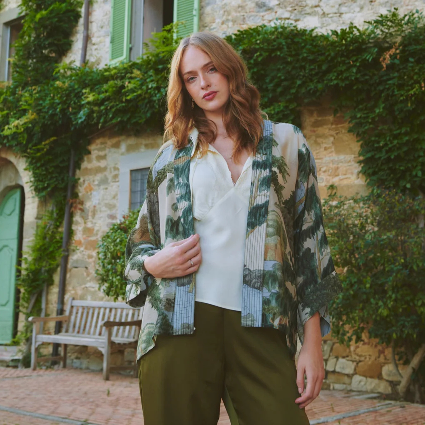 Kimono - Rivers and Trees Natural