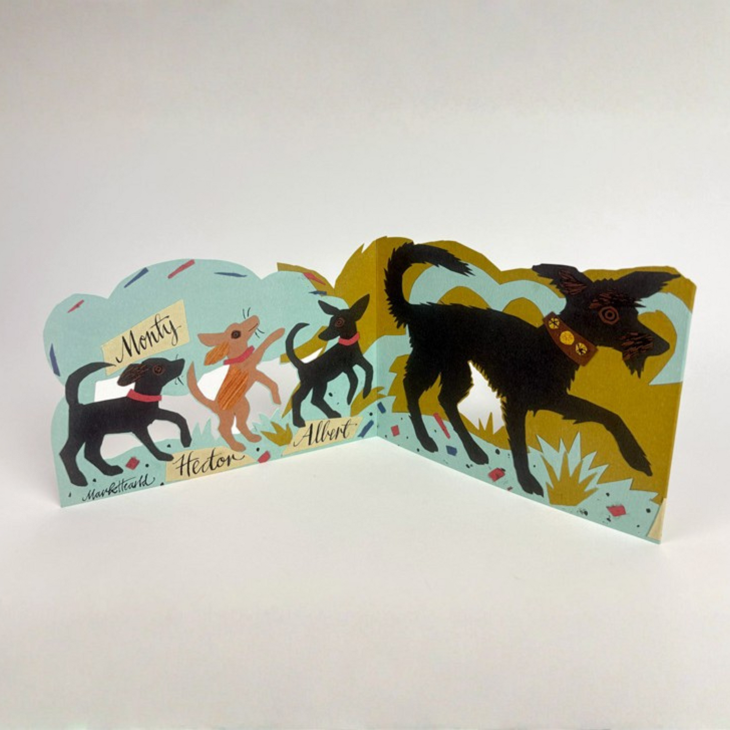 Greetings Card - Puppy Parade