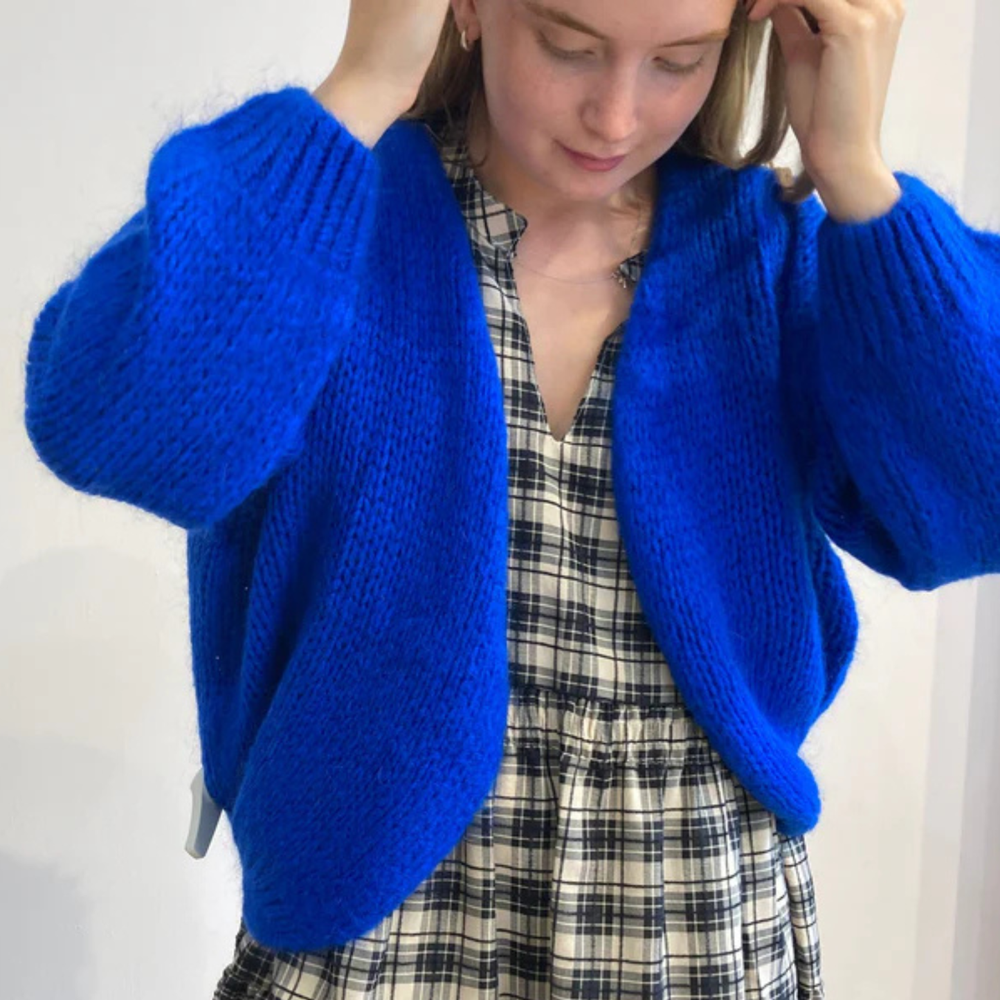Smila Mohair Cardigan - Royal Blue