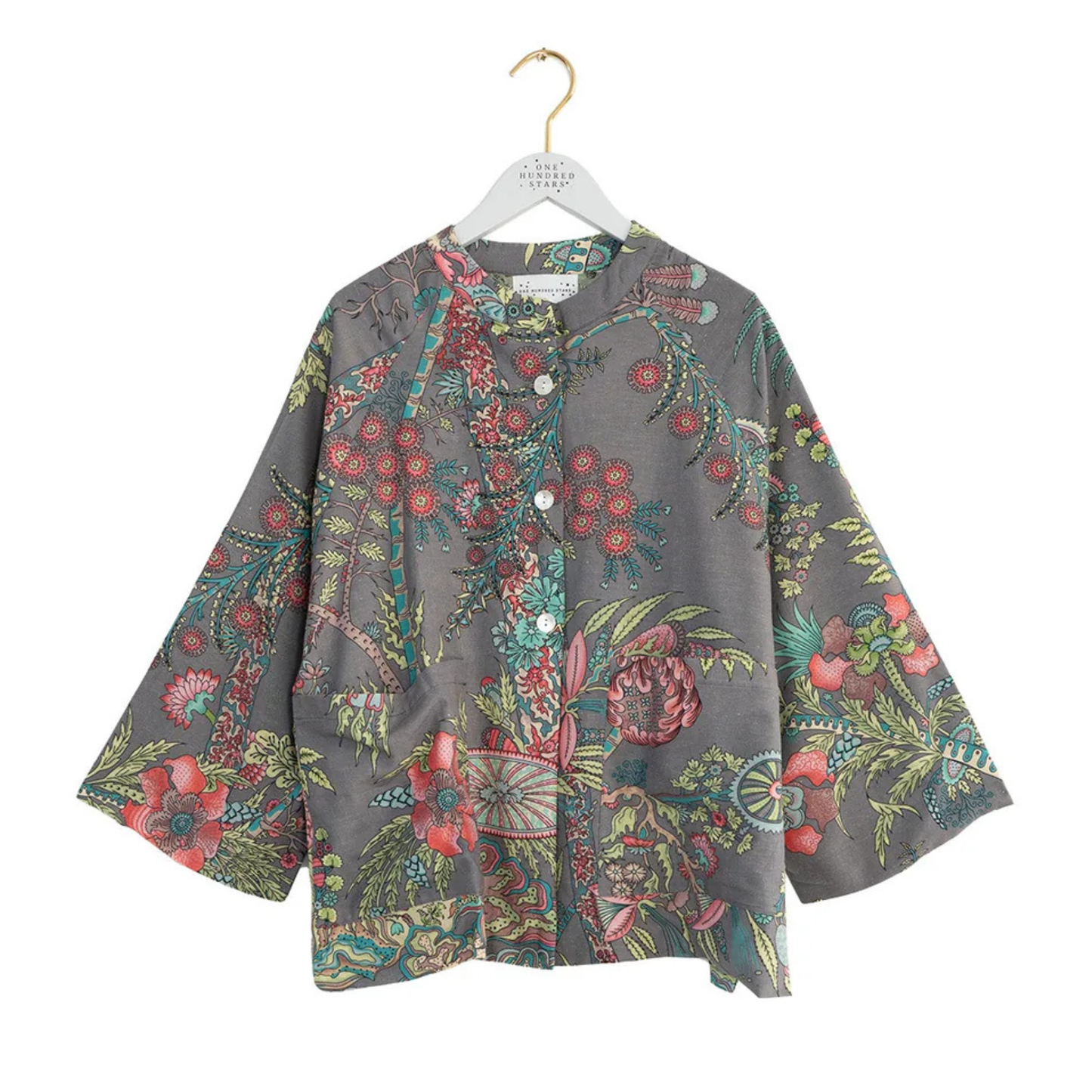 Summer Jacket - Boho Garden Grey