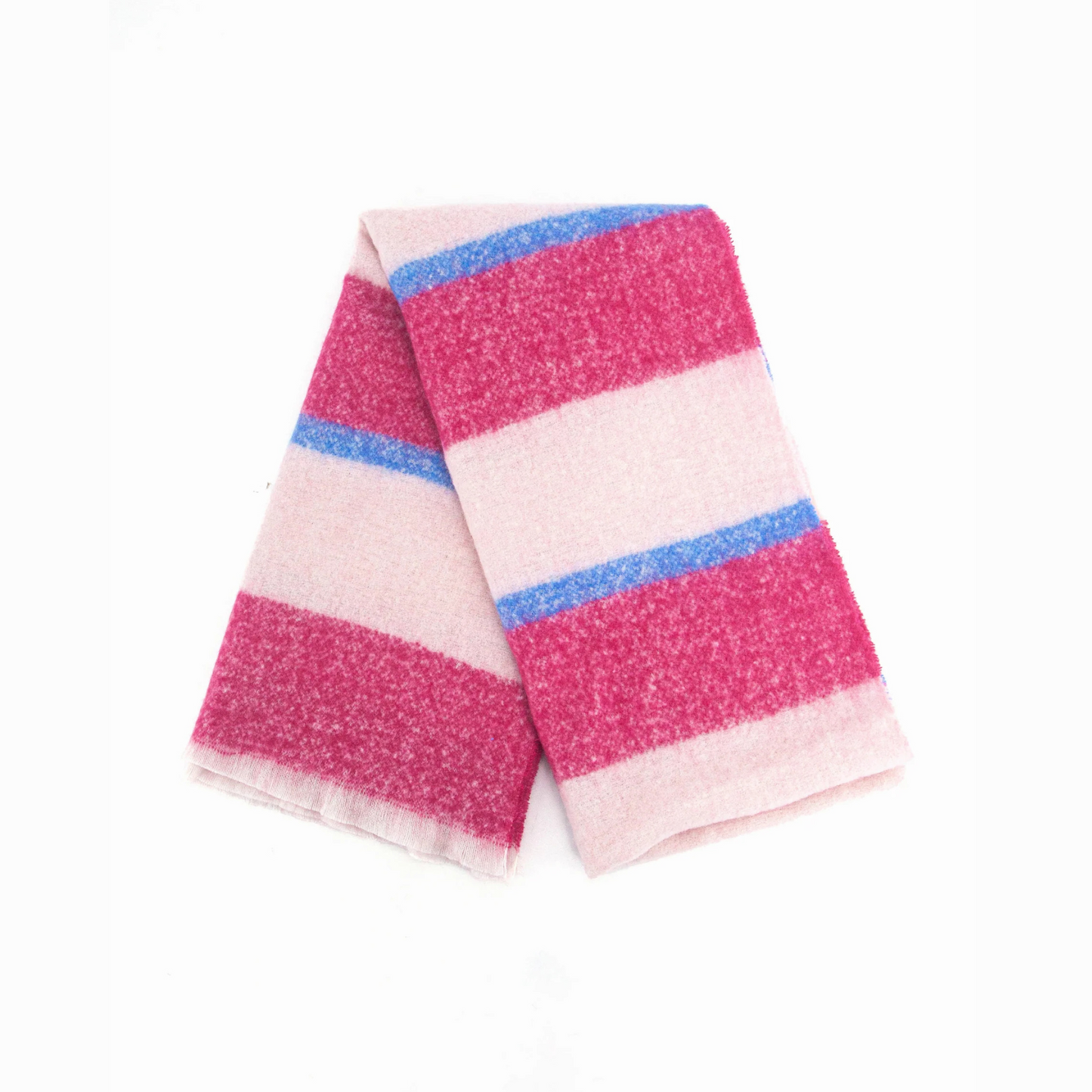 MSH Blanket Scarf - Fuchsia and Blue