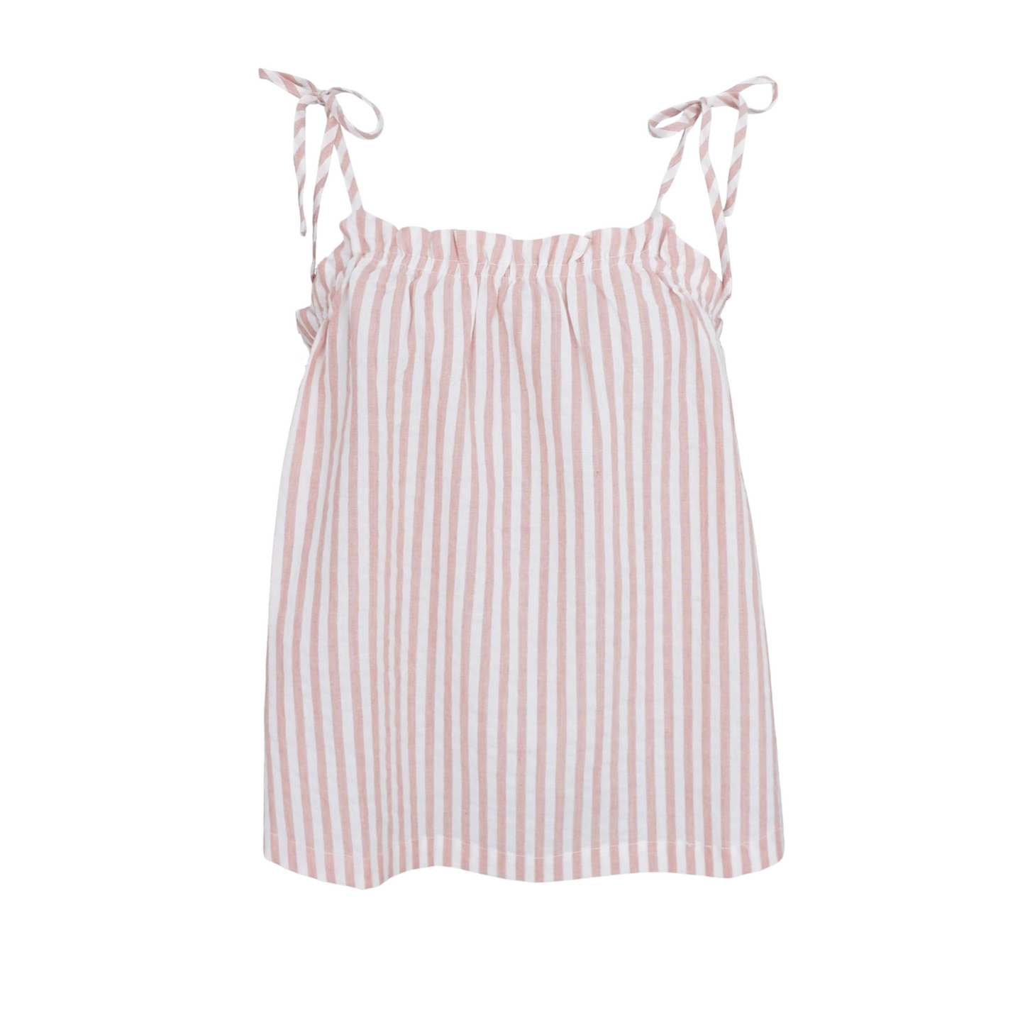 Black Colour DK Selma Strap Vest Top – Rose