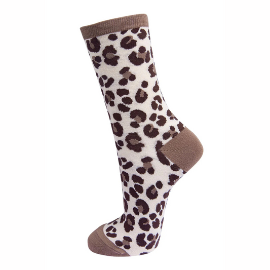 Bamboo Socks - Leopard