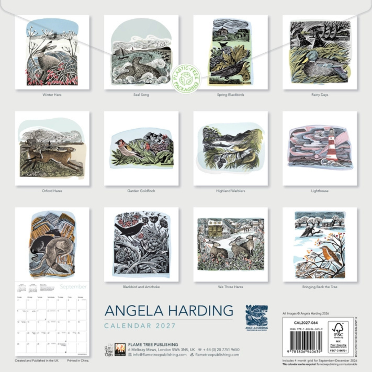 Wall Calendar 2027 - Angela Harding