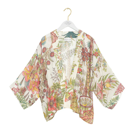 Kimono - Boho Garden Ecru