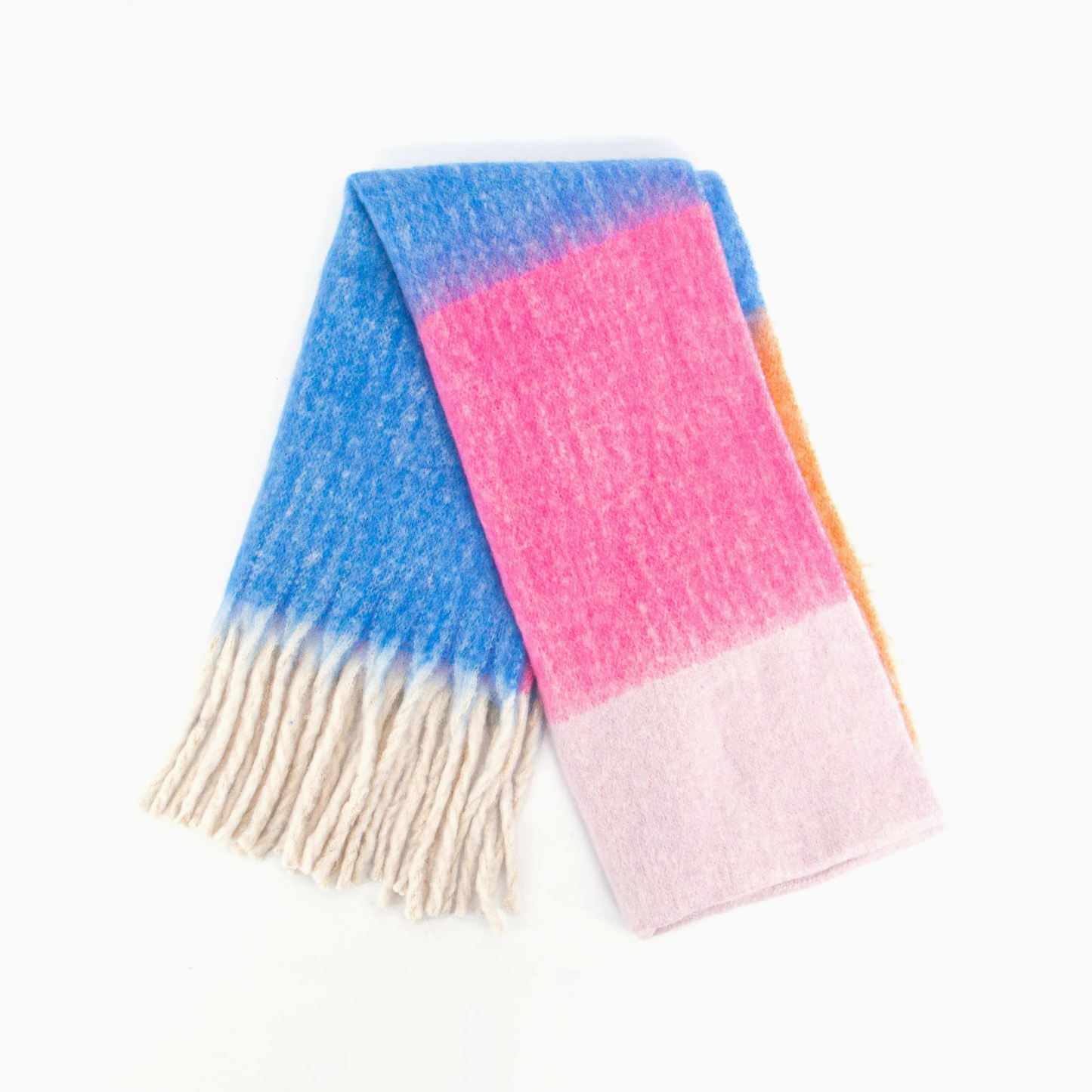 MSH Blanket Scarf - Blue and Pink