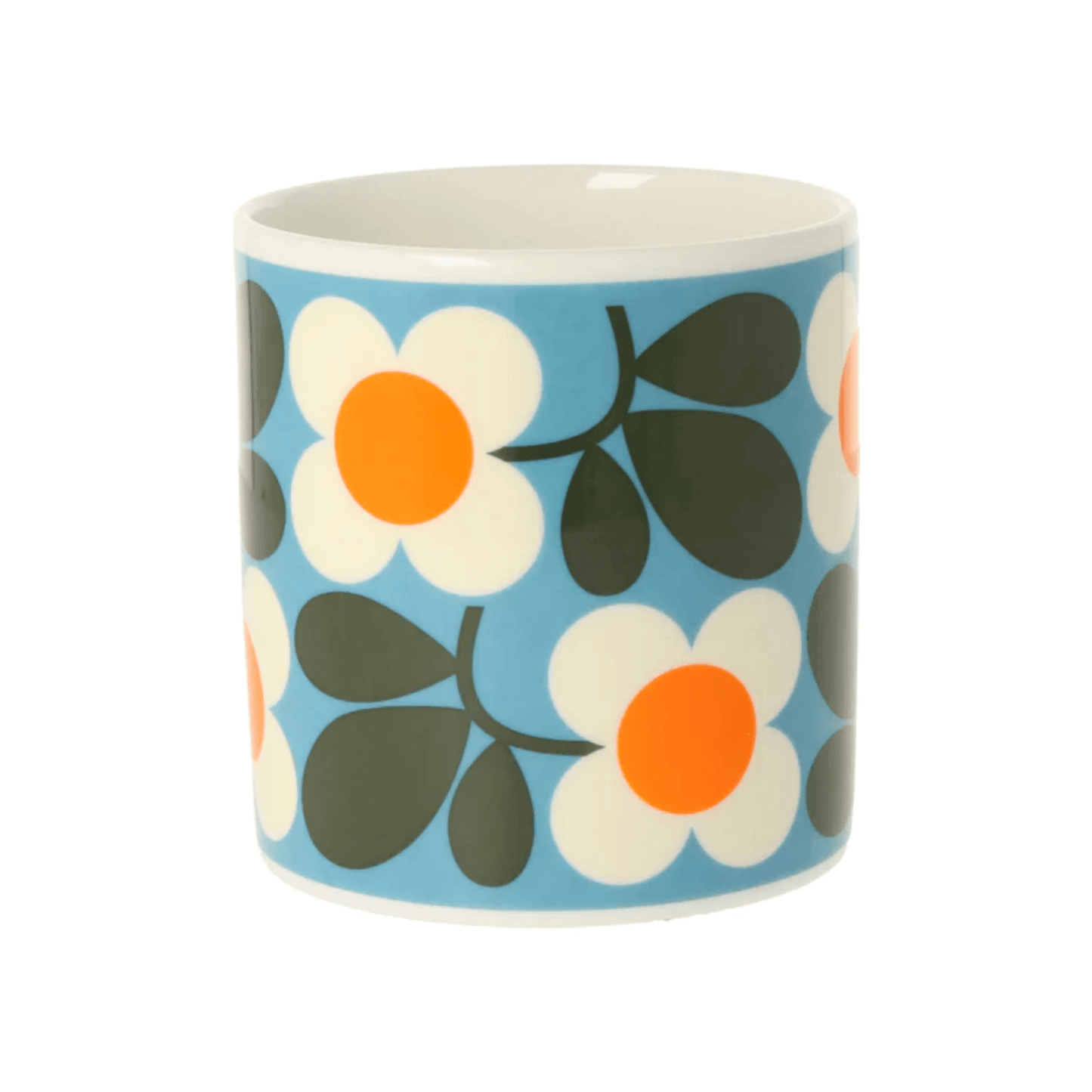 Orla Kiely Mug - Floret Turquoise