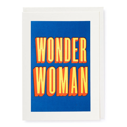 Greetings Card - Wonder Woman