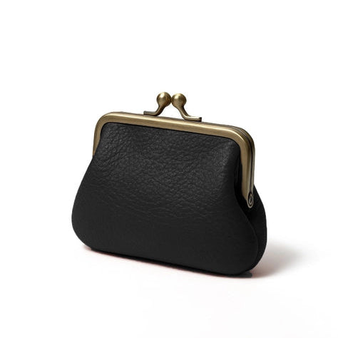 Leather Coin Purse - Black