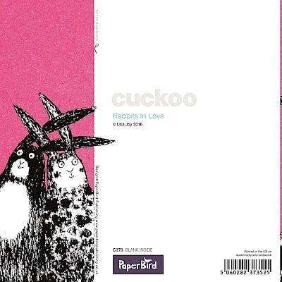 Greetings Card - Rabbits in Love