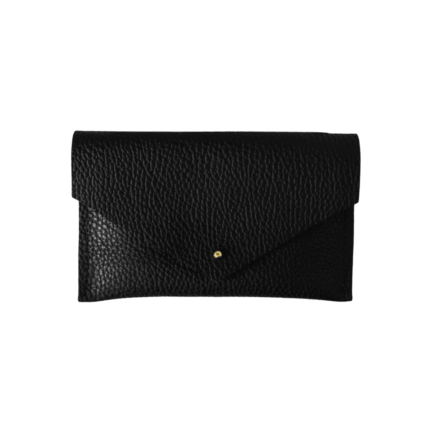 Studio Lowen Pebbled Leather Pouch - Classic Black