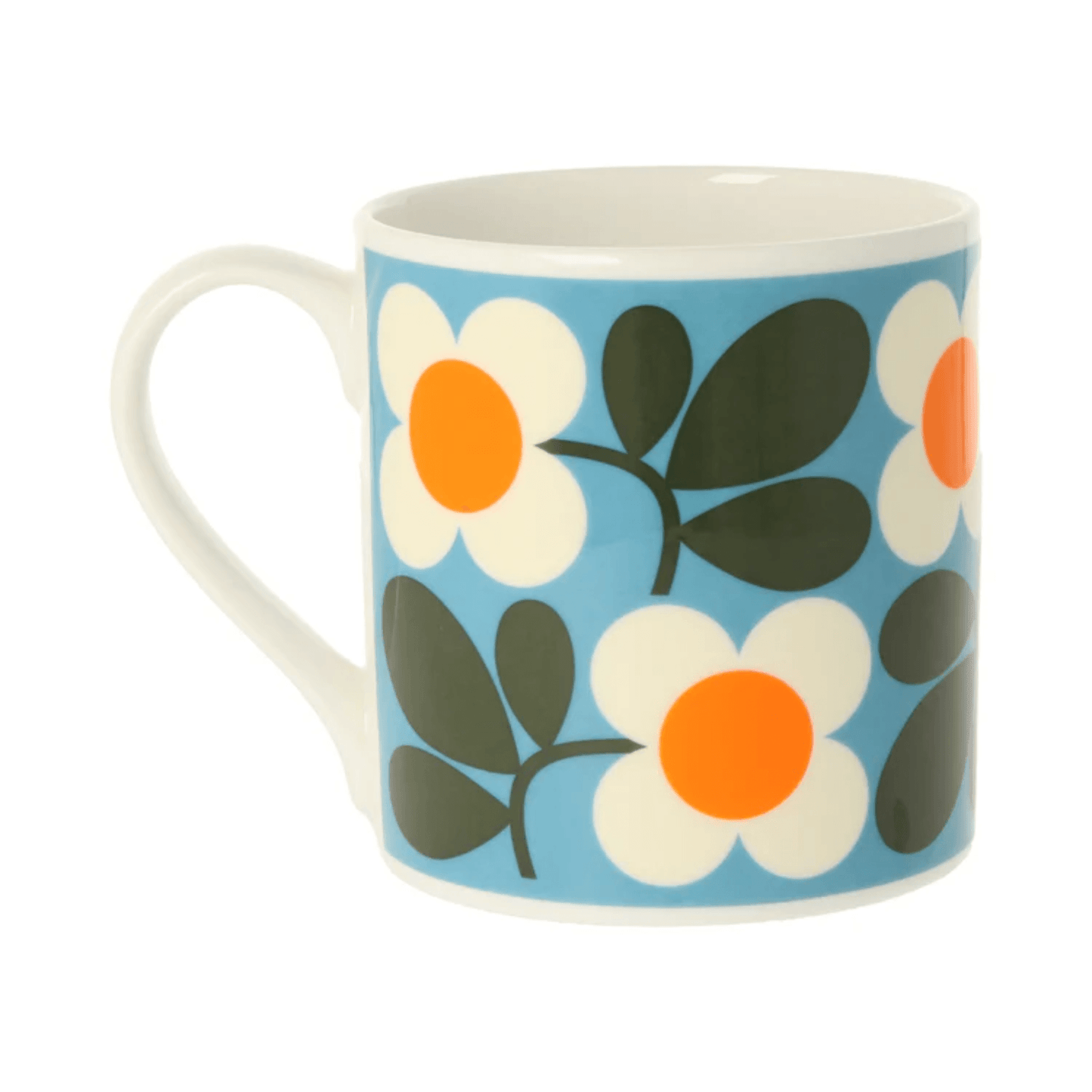 Orla Kiely Mug - Floret Turquoise