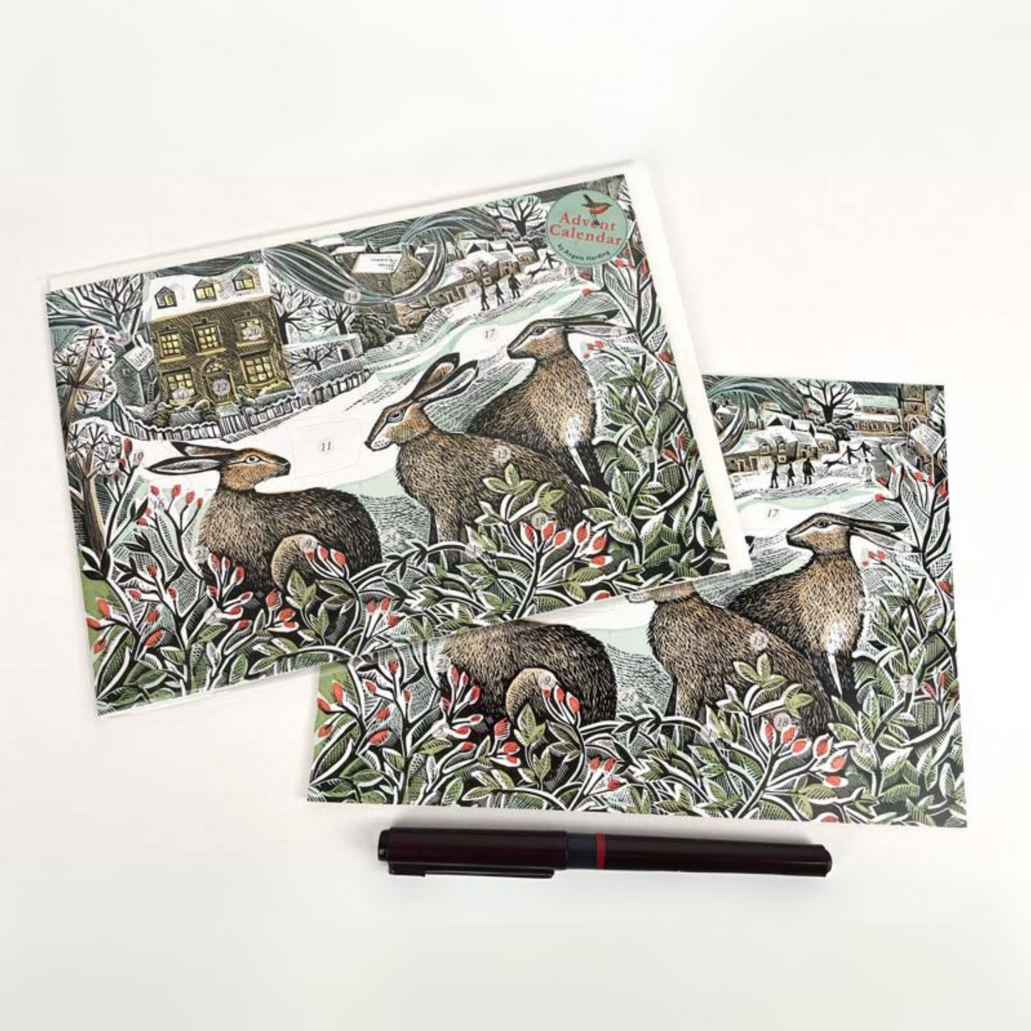 Mini Advent Calendar - We Three Hares