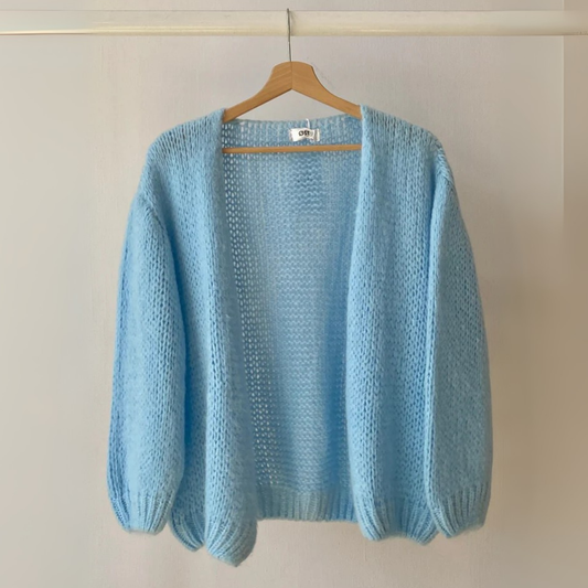 Smila Mohair Cardigan - Light Blue