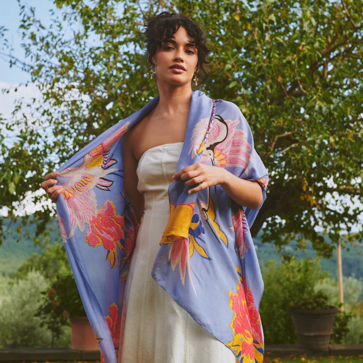 Scarf - Crane Periwinkle