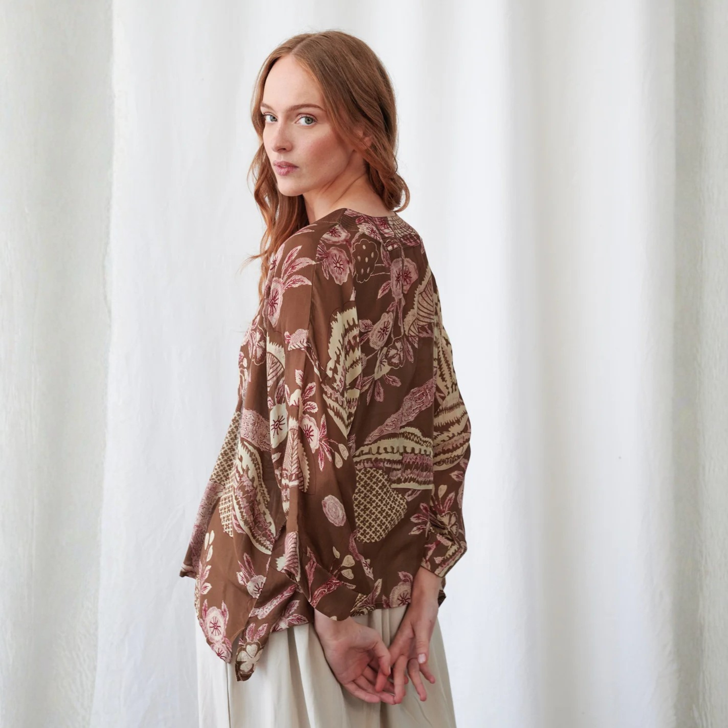 Kimono - Rosa Brown