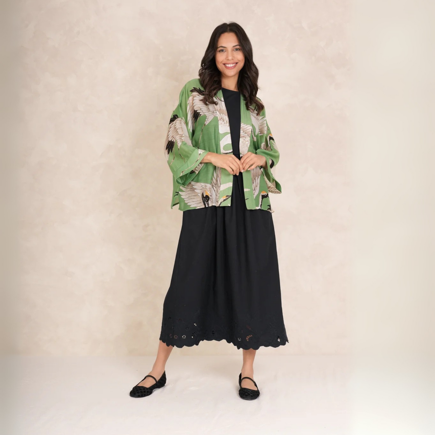 Kimono - Stork Pea Green