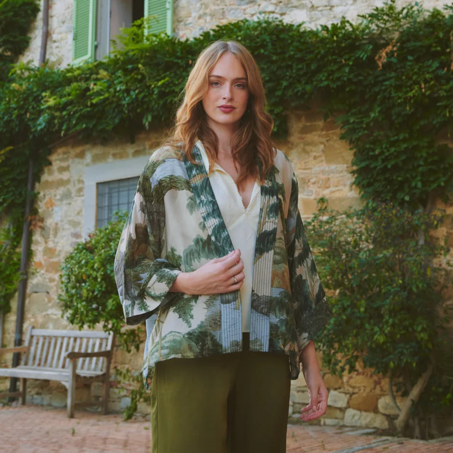 Kimono - Rivers and Trees Natural