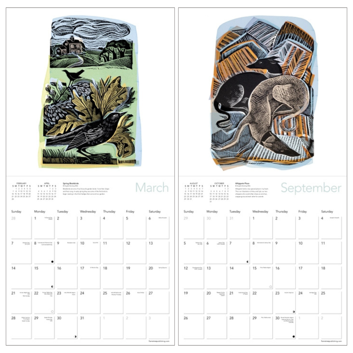 Wall Calendar 2027 - Angela Harding
