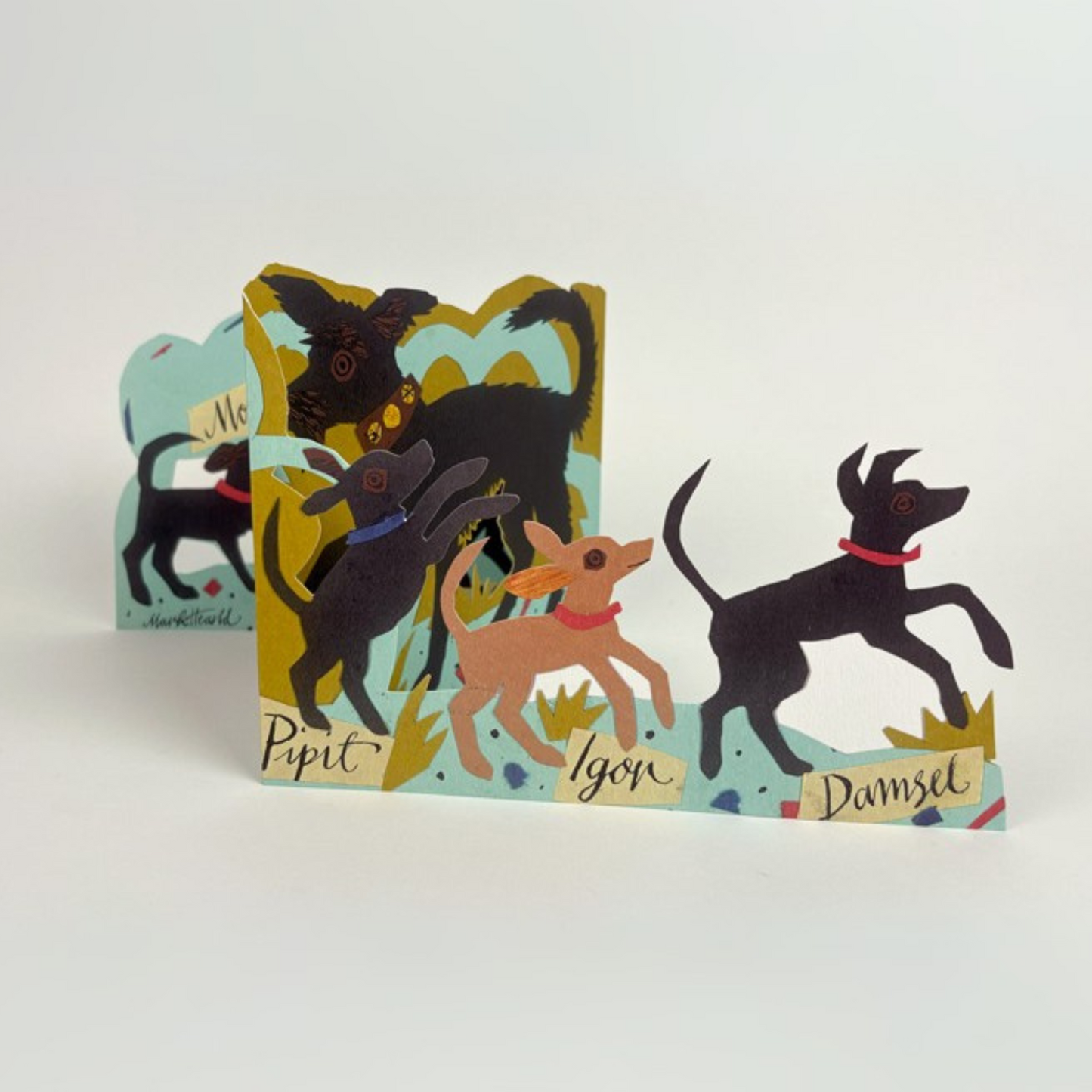 Greetings Card - Puppy Parade