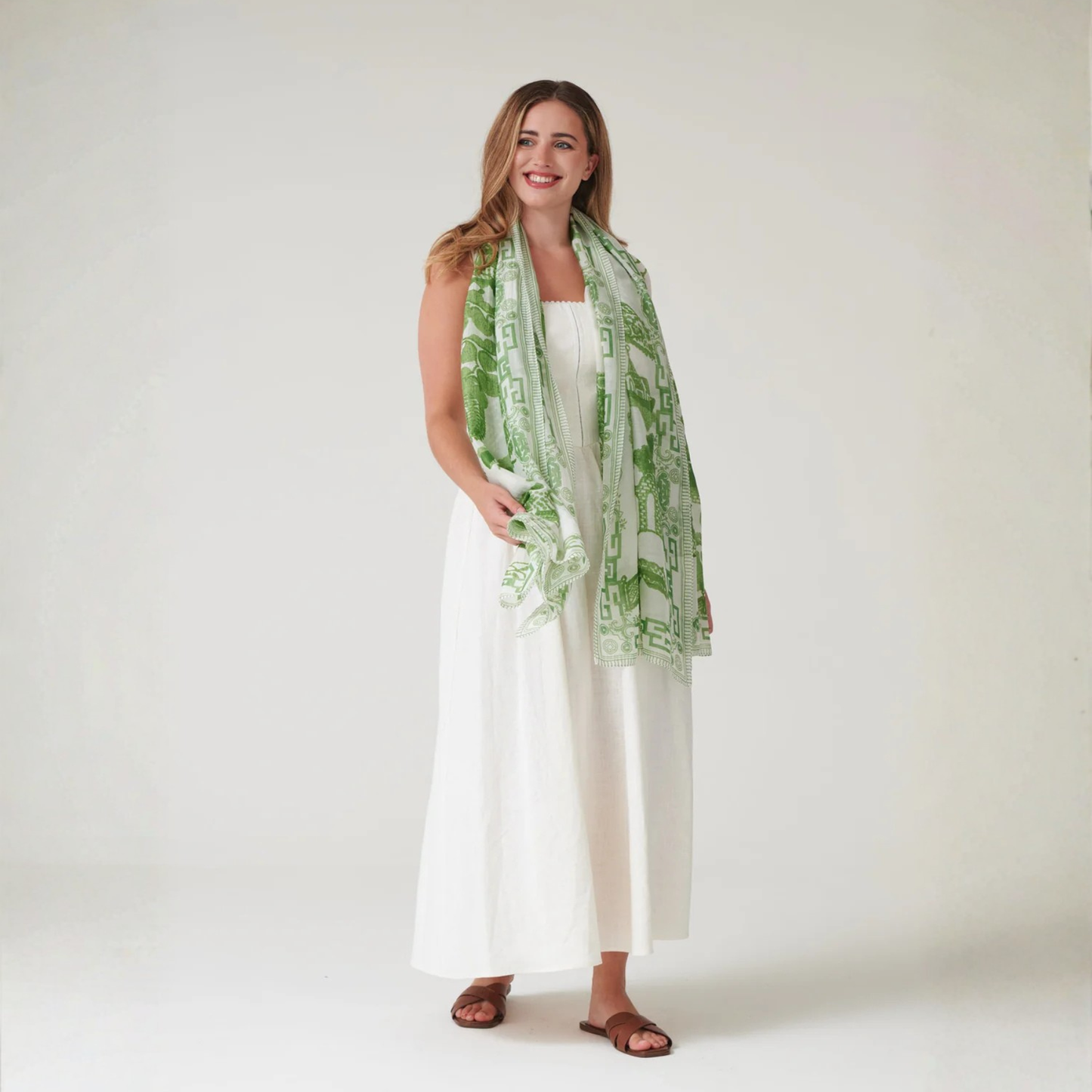 Scarf - Giant Willow Green