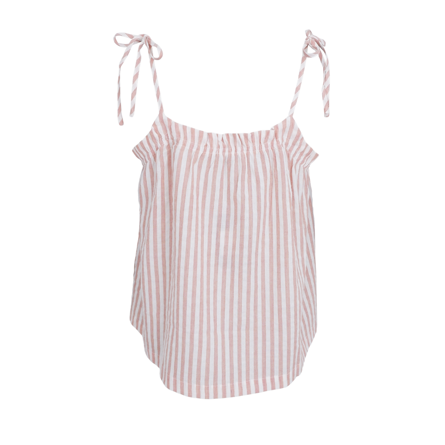 Black Colour DK Selma Strap Vest Top – Rose