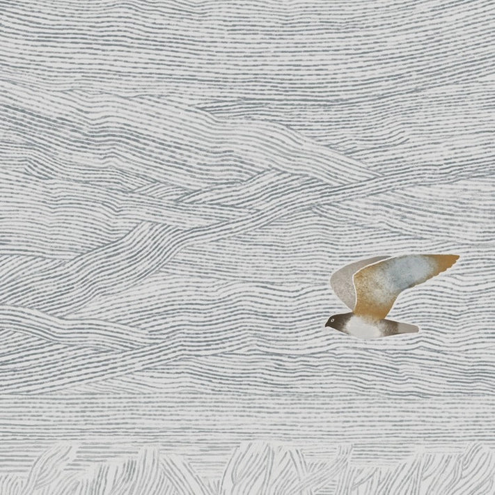 Greetings Card - Flight Over The Frozen Marsh