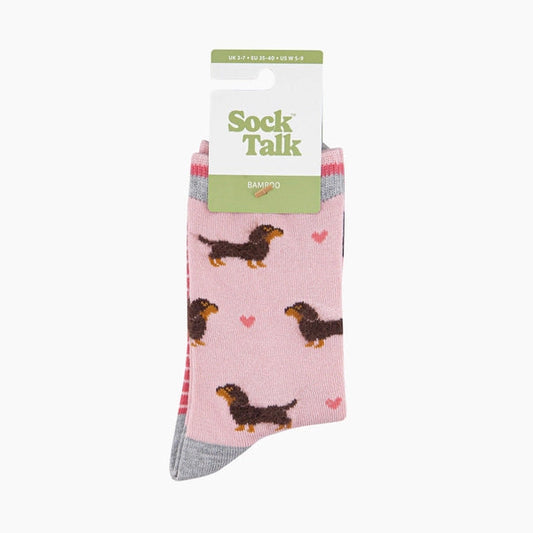 Fluffy Bamboo Socks - Sausage Dogs