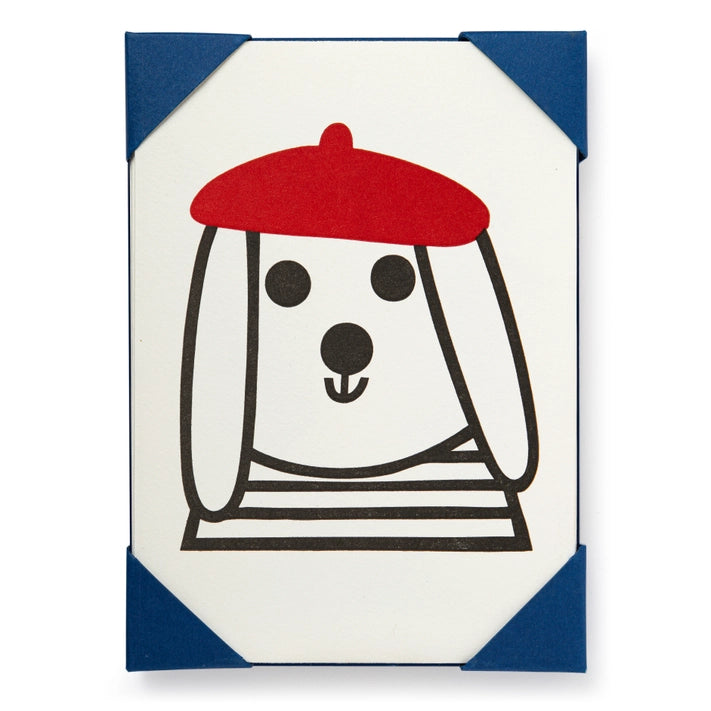 Mini Greetings Card - Dog