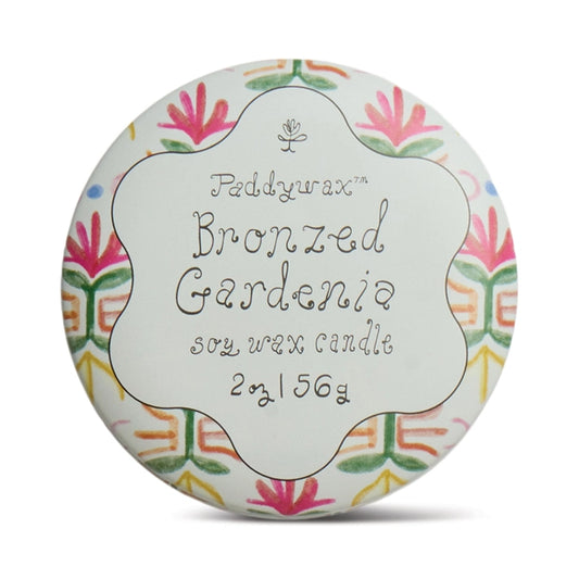 Tin Candle - Bronzed Gardenia
