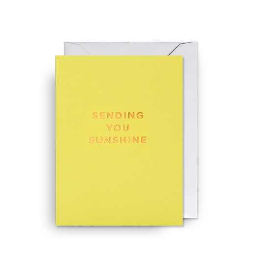 Mini Greetings Card - Sending Sunshine